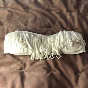 Strapless Fringe Bikni